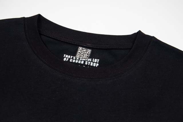 Cough Syrup Hip Hop Streetwear Front Neon Light Bulb Outline Text Ufo Spaceship Abduct Burning City Vintage Cosmic Sky Print Oversized T-Shirt 29344003
