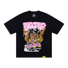 Cough Syrup Retro Kustom Culture Streetwear Front Cartoon Mutant Monster Rat Rod Vehicle Bubble Letter Print Oversized T-Shirt 29343980