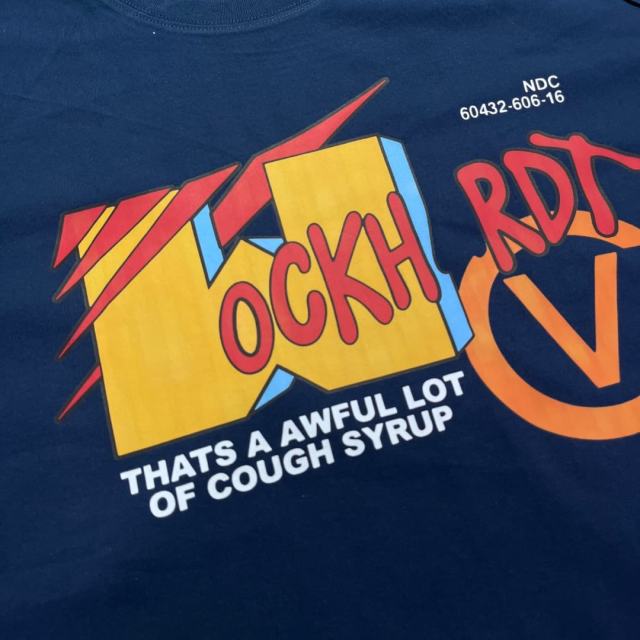 Cough Syrup Color Contrast Graffiti Deformed Art Letter Print Tee 3 colors 29359168
