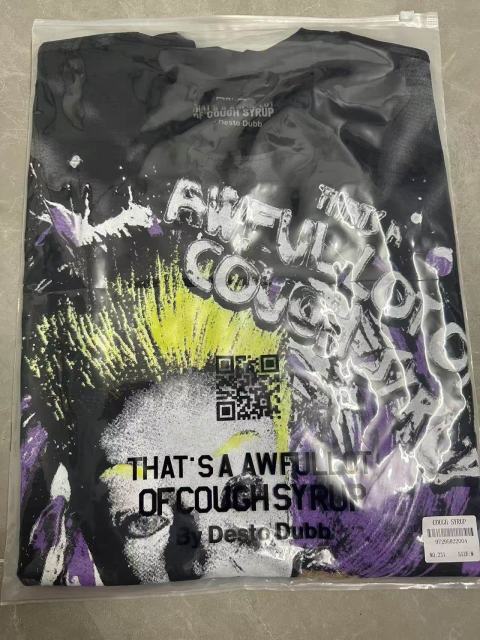 Cough Syrup Trippy Purple Liquid Splash Vortex Graphic Two Sided Print Black Spiral Tie Dye Unisex Tee 29303783