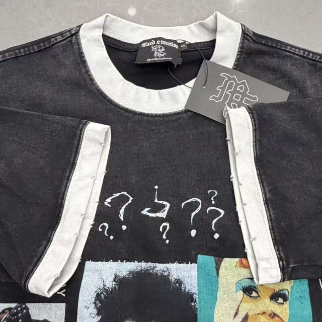 Mixed Emotion Rock Celebrity Photo Poster Collage Print T-shirt 29370505