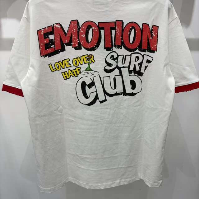 Mixed Emotion Beach Cartoon Cat Graffiti Surf Print T-shirt 29370503