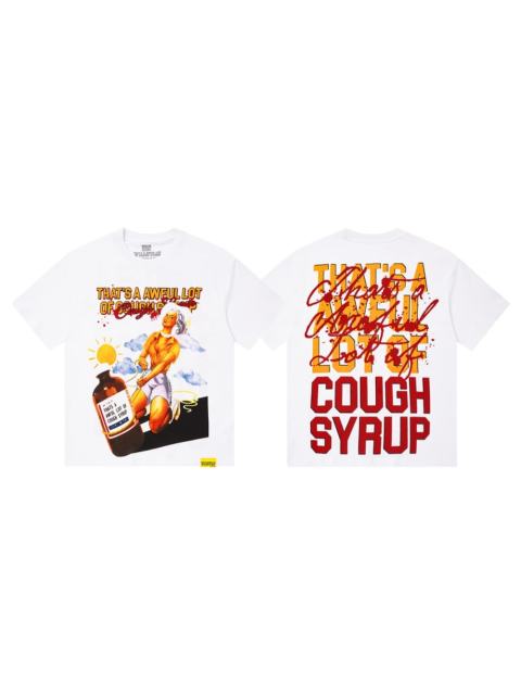 Cough Syrup Pin-Up Lady Syrup Bottle Front Red Graffiti Overlay Stacked Letter Back Print Tee 29290078