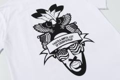 Cough Syrup Bald Eagle American Flag Feather Banner Hip Hop Portrait Front Large Bold Red Block Letter Tee 29303913