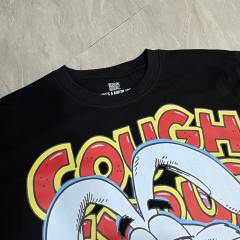 Cough Syrup West Coast Casual Fashion Front Laid Back Cartoon Rabbit Hip Hop Jewelry Syrup Pouring Graffiti Bubble Letter Print 2 colors T-Shirt 29344059