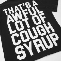Cough Syrup Asaali Retro Magazine Clipping Collage Figure Front Back Bold Slogan Oversized Tee 29288682