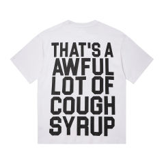 Cough Syrup High Street Front Figure Back Letter Double Side Print Tee 2 colors 29288631