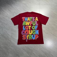 Cough Syrup West Coast Casual Fashion Vivid Color Toucan Character Hip Hop Jewelry Syrup Pouring Bubble Font Print T-Shirt 29344093