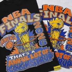 Cough Syrup Basketball Final Golden Trophy Graffiti Print Tee 2 colors 29359165