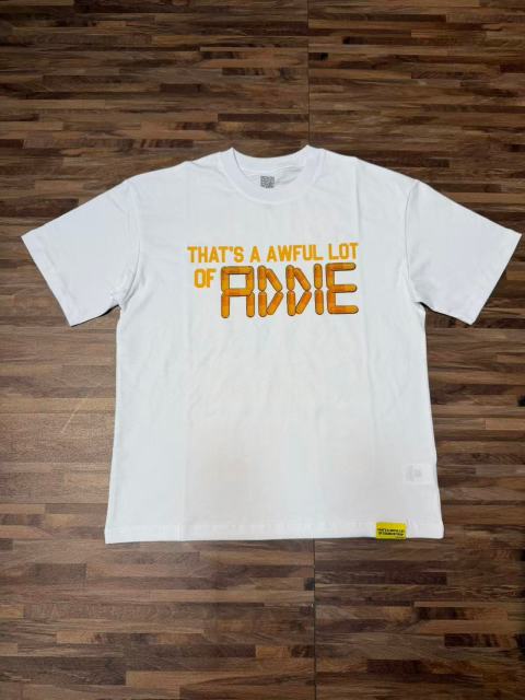 Cough Syrup Capsule Pill Golden Orange Letter Print Tee 2 colors 29359164