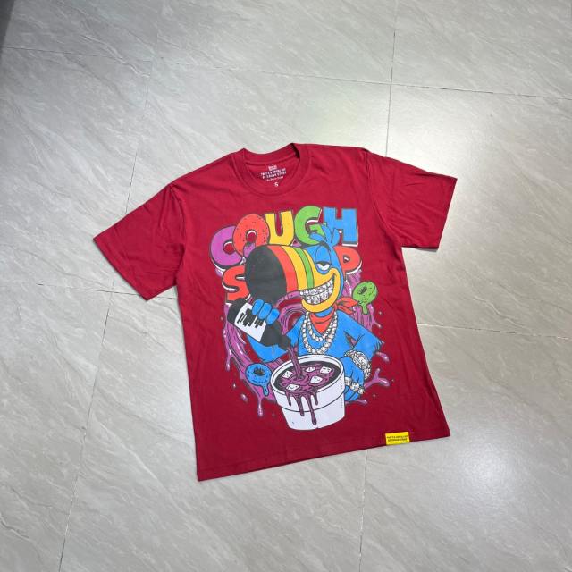 Cough Syrup West Coast Casual Fashion Vivid Color Toucan Character Hip Hop Jewelry Syrup Pouring Bubble Font Print T-Shirt 29344093