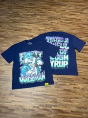 Cough Syrup West Coast Hip Hop Drip Gradient Bubble Letter Juiceman Cartoon Graphic Front Multi Layer Outline Stacked Slogan Tee 2 colors 29302092