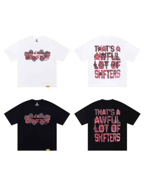 Cough Syrup Y2K Industrial Retro Street Front Rust Mechanical Gear Overlay Faded Gradient Typography Print T-Shirt 2 colors 29344071