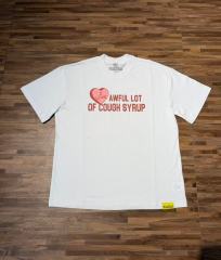 Cough Syrup I Love Nested Heart Front Cupid Angel Syrup Bottle Back Double Sided Print Tee 2 colors 29290046