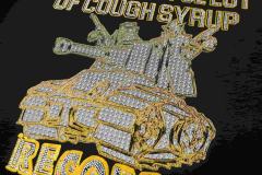 Cough Syrup Urban Streetwear Style Rhinestone Tank Graphic Print Men's Cotton Tee 29302071