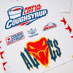 Cough Syrup American Racing Number 26 Viper Print Tee 2 colors 29359166