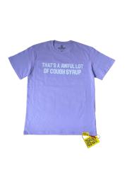 Cough Syrup Basic Streetwear Front Simple Line Font Back Huge Bold Stacked Letter Dual Side Print T-Shirt 29345290