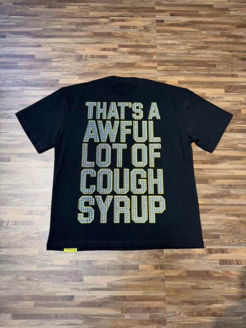 Cough Syrup Urban Streetwear Style Rhinestone Tank Graphic Print Men's Cotton Tee 29302071