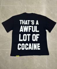 Cough Syrup Movie Scene Two Characters Stacked Cash Portrait Photo Asaali Cursive Signature Contrast Double Slogan Tee 29303852