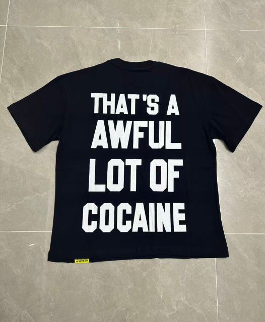 Cough Syrup Movie Scene Two Characters Stacked Cash Portrait Photo Asaali Cursive Signature Contrast Double Slogan Tee 29303852