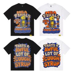 Cough Syrup Basketball Final Golden Trophy Graffiti Print Tee 2 colors 29359165