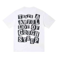 Cough Syrup Red Neon Outline Skeleton Cupid Angel Actavis Cough Syrup Bottle Spider Multi Element Combo Graphic Tee 29303909