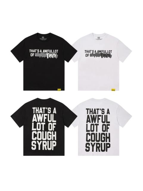 Cough Syrup Obscured Text TR17 Mark Front Full Big Letter Slogan Back Tee 2 colors 29288697