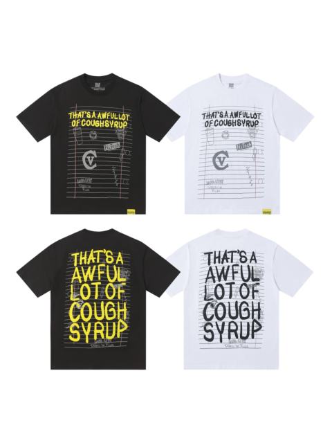 Cough Syrup Grunge Streetwear Notebook Scribble Letter Double Side Print Tee 2 colors 29302356