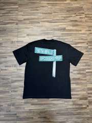 Cough Syrup Hip Hop Streetwear Street Vendor Figure Print Back Split Text Street Sign Design Tee 2 colors 29288641