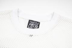 Cough Syrup Retro Sport Streetwear Available Front Simple Block Typography Back Large Stacked Letter Print Cropped Mesh Jersey T-Shirt 4 colors 29345315