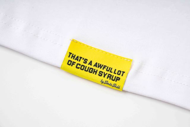 Cough Syrup Red Neon Outline Skeleton Cupid Angel Actavis Cough Syrup Bottle Spider Multi Element Combo Graphic Tee 29303909