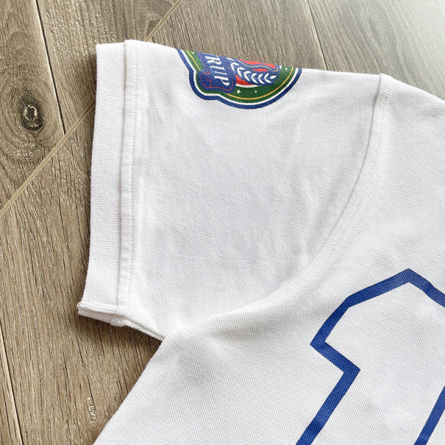 1:1 Top Quality That's A Awful Lot of Cough Syrup Letter Embroidered Cotton Polo Short Sleeve