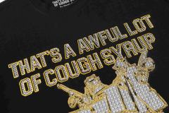 Cough Syrup Urban Streetwear Style Rhinestone Tank Graphic Print Men's Cotton Tee 29302071