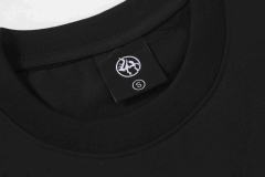 Cough Syrup Horror Teeth Portrait Print Back Irregular Flame Circle Demon Logo Double Sided Print Tee 2 colors 29304000