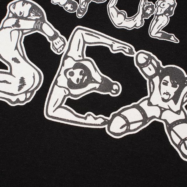 Cough Syrup Unique Aesthetic Figure Constructed Letter Front Back Printed Tee 2 colors 29290006