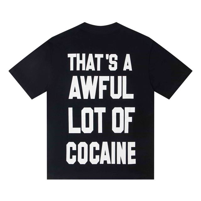 Cough Syrup Movie Scene Two Characters Stacked Cash Portrait Photo Asaali Cursive Signature Contrast Double Slogan Tee 29303852