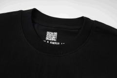Cough Syrup Jesus Crucifix Portrait Front Large Bold Block Letter FREE JEFF Back Double Sided Print Tee 29303891