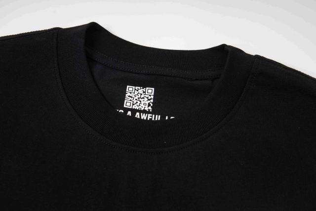 Cough Syrup Jesus Crucifix Portrait Front Large Bold Block Letter FREE JEFF Back Double Sided Print Tee 29303891