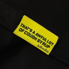 Cough Syrup Hip Hop Streetwear Gothic Stacked Letter Slogan USA Continent Map Emblem Badge Double Side Tee 29303789