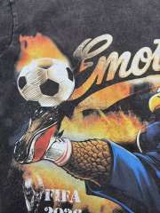 Mixed Emotion USA Canada Mexico World Cup Flame Eagle Print T-shirt 29370498
