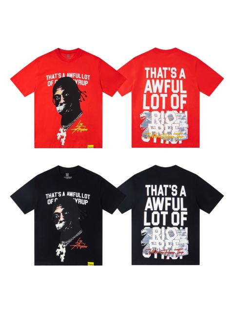 Cough Syrup Rapper Portrait Los Angeles Signature Rio Free Motif Print Tee 2 colors 29303818