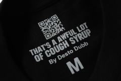 Cough Syrup Gothic Streetwear Line Drawing Reaper Urban Scene Dual Side Contrast Script Signature Typography Tee 29302199