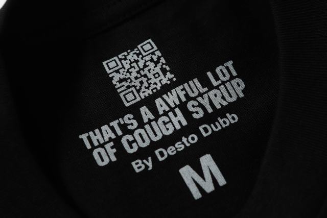 Cough Syrup Gothic Streetwear Line Drawing Reaper Urban Scene Dual Side Contrast Script Signature Typography Tee 29302199