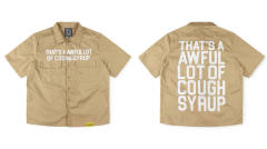 That's A Awful Lot of Cough Syrup American-style Short-Sleeve Work Shirt