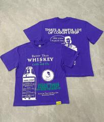 Cough Syrup Retro Old Fashion Drug Label Typography Front Comic Bubble Text Graphic Print Tee 29303849