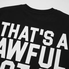 Cough Syrup Green And Blue Contrast Split Demon Face Front Large Stacked Text Slogan Back Oversized Tee 29288677