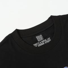 Cough Syrup Hip Hop Streetwear Gothic Stacked Letter Slogan USA Continent Map Emblem Badge Double Side Tee 29303789