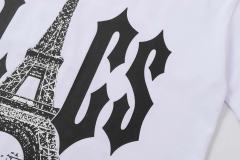 Cough Syrup Sketch Texture Eiffel Tower ALCS Gothic Letter Front Embedded Tower Stacked Slogan Tee 2 colors 29290147