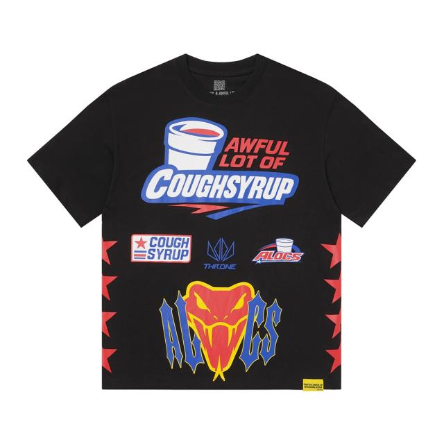 Cough Syrup American Racing Number 26 Viper Print Tee 2 colors 29359166
