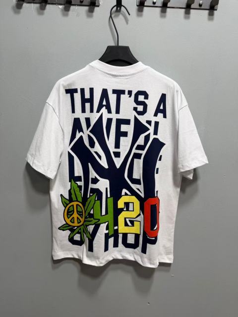 Cough Syrup Weed Leaf Peace Symbol Apple NY Graffiti Double Sided Print Tee 2 colors 29288701